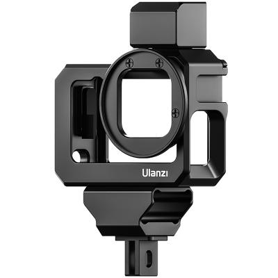 China ULANZI G9-5 Metal Camera Cage For Gopro Hero 9 Dual Shoe Camera Vlog Black Cold Cage G9-5 for sale