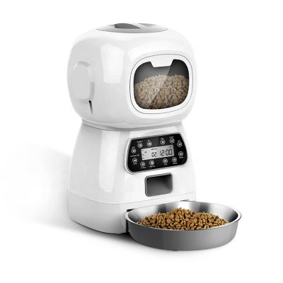 China Factory price automatic automatic pet feeder r with lcd display for cat and dog for sale