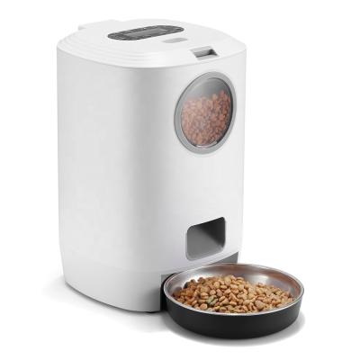 China Amazon 2021 Bestselling 4 Auto Meal Safe And Reliable Smart Pet Feeder Automatic Pet Food Feeder for sale