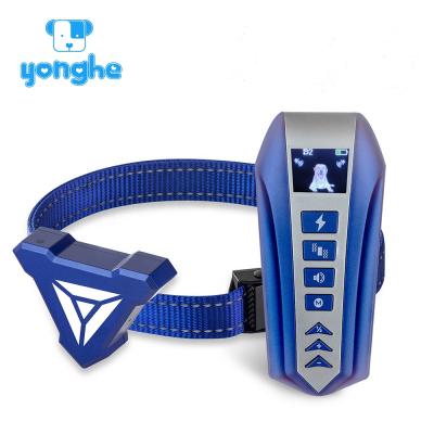 China 2021 New Design Viable Pet Remote Controller Rechargeable 1000 ft Multi Dog Training Collar Rainproof for sale