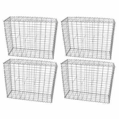 China Gabion Stone Cage Retaining Wall Welding Decorative Galvanized Cage Stone Garden Slope Protection Flood Control for sale