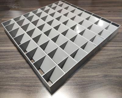 China Contemporary Aluminum Anodic Oxidation Grid T Bar Grille for sale