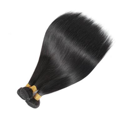 China Hardly Smooth Thick Shedding Popular Raw Bone Soft Straight Bundles Real Hair Extensions With Good Service for sale