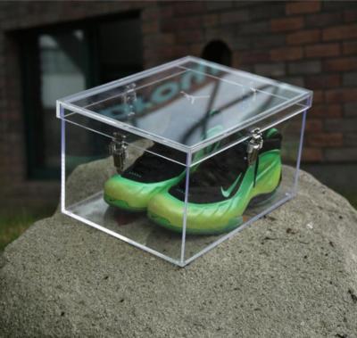 China Eco - Friendly Material High Quality Square Acrylic Sneaker Box for sale