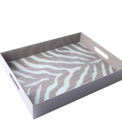 China High Quality Material Custom UV Printed Acrylic Food Serving Tray Eco - Friendly for sale