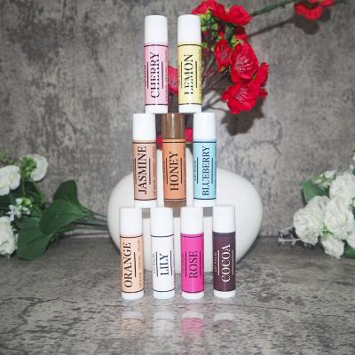 China Organic Private Label Logo Accept Custom - Private Purchase Moisturizer Honey Lip Balm With Peach Flavor Lip Balm for sale