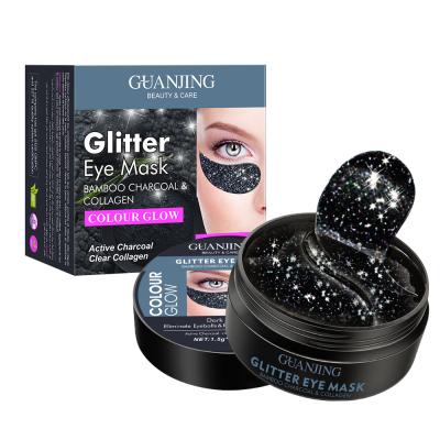 China Wholesale Anti-Puffiness OEM Glitter Hydrogel Patches Anti Wrinkle Crystal Collagen Gel Under Eye Mask for sale