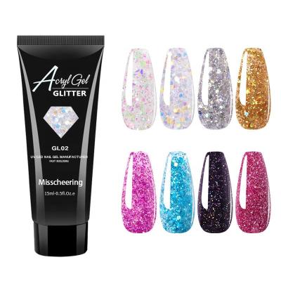 China Extension Nailfingers Length Builder Nail Gel Extension Quick Glitter Glitter Acrylic Gel Varnish Poly Nails Stick Hybrid UV Gel Polish Manicure for sale