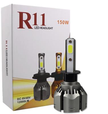 China R11 Aluminum Auto Lighting System Led Headlight H1 Super Bright White 35W 6000LM Car Headlight Bulb Universal For Offroad Vehicle Bulb for sale