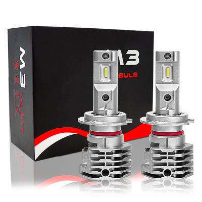 China Auto Lighting Systems 50w M3 Aluminum LED Headlights h7 led headlight bulb ZES chip 12v led headlight kits 6000k spot light for sale