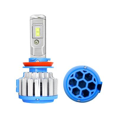 China T1 LED Lighting Systems 60w DC12V 6500K H4 LED aluminum auto headlight h11 led headlight bulbs H1 H3 H4 H7 880 lamp 9005 9006 for sale