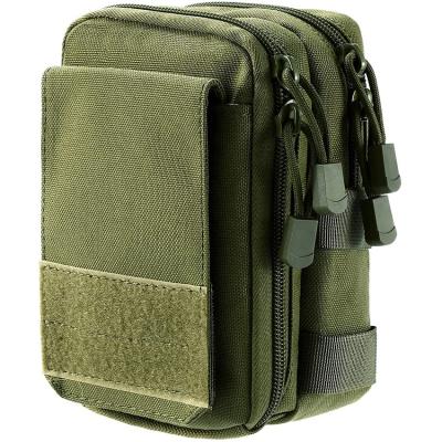 China Stronge Wholesale MolleMultipurpose Holster Tactical Molle Army Green Pouch Waist Nylon Utility Bag for sale