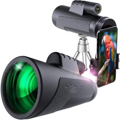 China BAK4 Telescope Prism FMC Nitrogen Filled Waterproof 12x50 Monocular Telescope For Smart Phone for sale