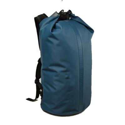 China 35L Waterproof Dry Bag, PVC Outdoor Waterproof Dry Bag Tarpaulin Blue Bag Waterproof Backpack for sale