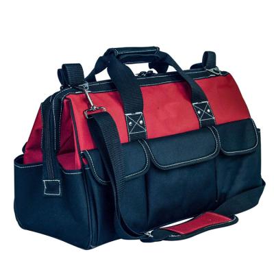 China 17-inch Tool Organizer Bags Wide Mouth Waterproof Heavy Duty Tool Bag Customization for sale