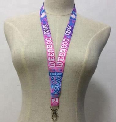 China Custom Print Lanyard Kawaii Cute Fashion Washable Eco-Friendly Head Funny Lanyard for sale