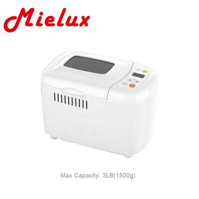 China Hotel Household Baking Bread Dough Mixing Hot Sales PP Housing And Digital Automatic Portable Bread Maker Machine for sale