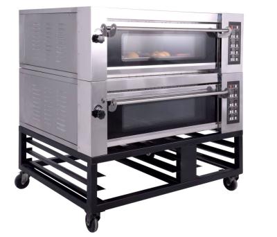 China Snack Factory MJG Professional Commercial Good Quality Deck Bread Baking Machine Pizza Oven for sale