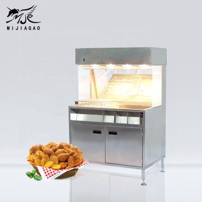 China Other KFC's chips and burger warming showcase with glass VF-98 for sale