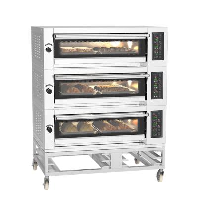 China Commercial Meat Processing Plants Equipment Oven Deck Baking Electric Oven For Bread for sale