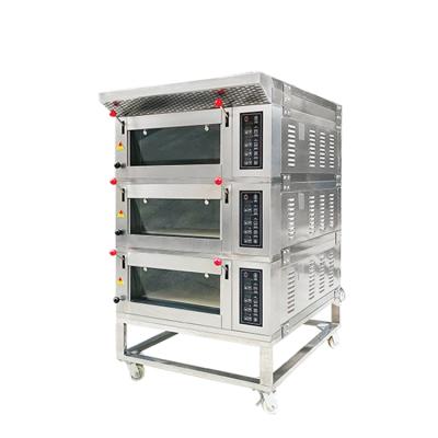 China Meat Processing Plants Bread Oven/Bakery Used Gas/Electric Oven/3 Platform Bakery Oven for sale