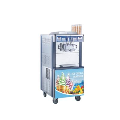 China China Best Commercial Sourcing Soft Ice Cream Machine 3 Flavors Ice Cream Machine For Snacks for sale