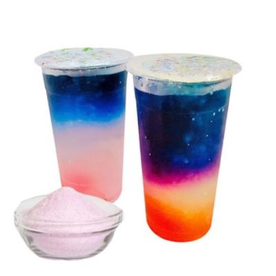 China Bubble Tea Color Changing Dream Aurora Powder for sale