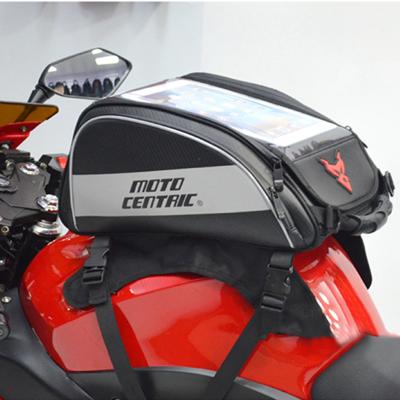 China Rear Seat Bag Rider Tail Bag Helmet Pack Large Capacity Motorcycle Fuel Oil Tank Bag Large Capacity Luggage Navigation Waterproof Mobile Package for sale