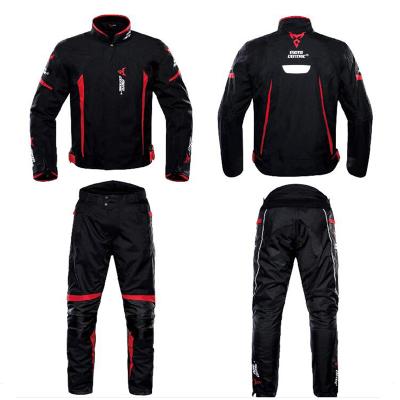 China Motorcycle Anti-UV Jacket Quoita Moto Suit Breathable Recycling Wear-Resistant Jacket + Pants Men Motocross Protective Gear for sale