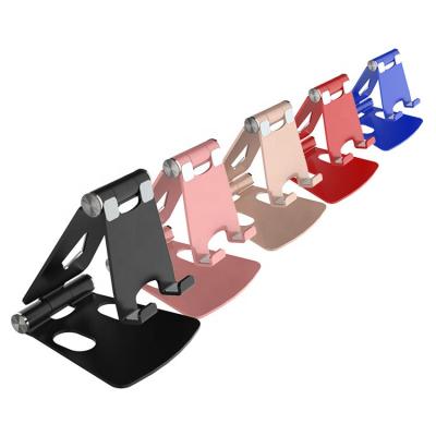 China Aluminum Alloy Umigi Universal Promotional Gifts Desktop Phone Holder Foldable Stand For iPhone for sale