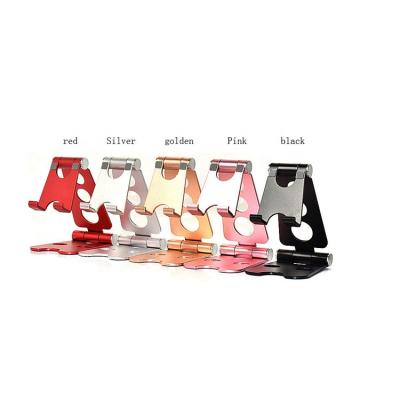 China 360 Degree Rotating Aluminum Foldable Angle Desktop Tablet Phone Stand Holder Universal Anti Slip Rotation For iPhone for sale