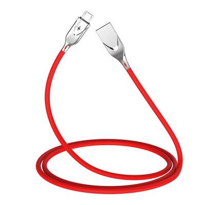 China New Custom Zinc Alloy MP3/MP4 Player Logo 3A Light Data USB Smart Breathing Cable For iPhone Mic Type-C for sale