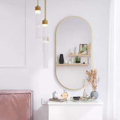 China Luxury Minimalist Simple Bedroom Dresser Storage Cabinet Vanity Mirror Girl Makeup Mirror for sale