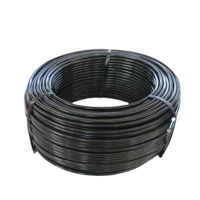 China Durable Tetrafluoro Direct Deal Customized Steel Wire Reinforced Oil Resistant Synthetic Rubber Hydraulic Hose for sale