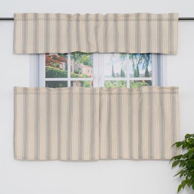 China 3pcs Blackout Set Curtains Living Room Bedroom Cafe Blackout Door Window Kitchen Short Curtains in Valance for sale