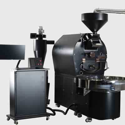 China Hotels Santoker WS-30 Industry Commercial 30kg Coffee Burner, Gas Coffee Bean Roaster With Automatic Feeding Machine for sale