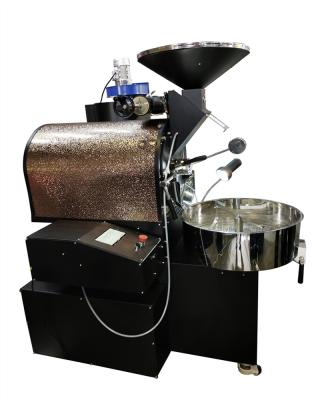 China Best Selling Emergency Stop Button Coffee Burner Machine Santoker Maker Gas LPG 6kg Drum Coffee Roasting Machine for sale