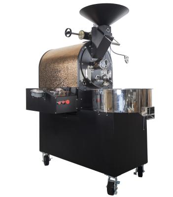 China Hotel Santoker 6 Kg High Coffee Burner Double Drum Wall Mounted Roaster For Specialty Coffee for sale