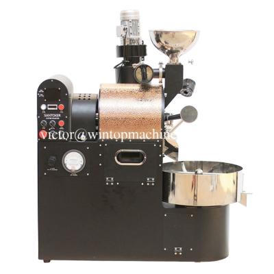 China Wintop Santoker Commercial 3kg Coffee Burner With Double Layer Drum Hot Selling for sale