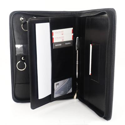 China Modern Zipper Business File Folder Key Holder Organizer for sale