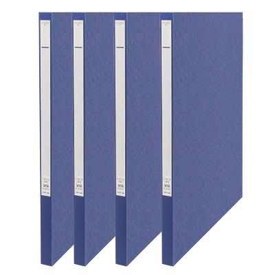 China Office Stationery Waterpoof A4 PP Clip Folder With Strong Metal Clip for sale