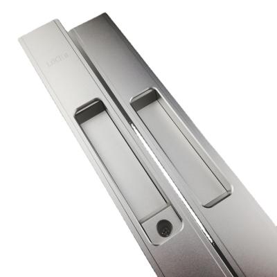 China Screw Aluminum Alloy High Quality Lightweight Wood Storage Cabinet Door Window Sliding Glass Lock for sale