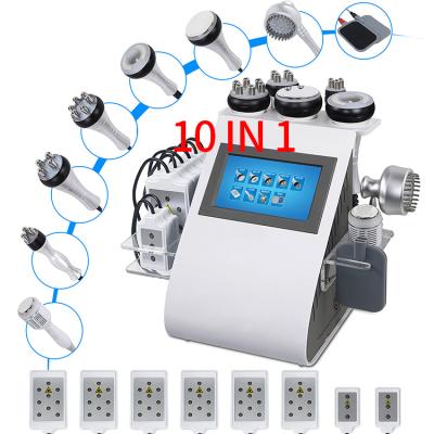 China 10in 1/9 in 1 Lipolaser RF Vacuum Cavitation System 40k Ultrasound Fat Burning Body Slimming Machine 2022 for sale