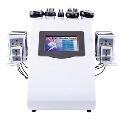 China 2022 Hot Sale Weight Loss 6 in 1 40K Ultrasonic Cavitation RF Vacuum RF Machine Slimming Machine Vacuum Cavitation Machine for sale