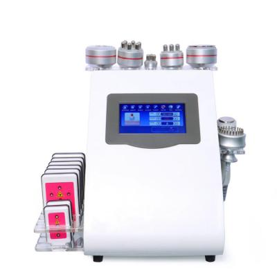 China Weight Loss 9 in 1 Multifunction Lipolaser Machine / Beauty Cavitation Vacuum RF Slimming Beauty Machine for sale