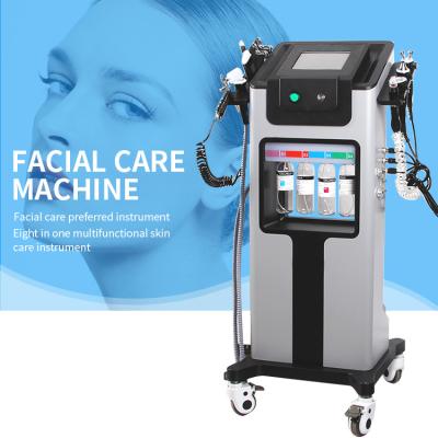 China 2022 Multifunctional Exfoliators Beauty Equipment 8 in 1 BIO Ultrasonic RF Hydra Co2oxygen Hydrofacials Machine For Sale for sale