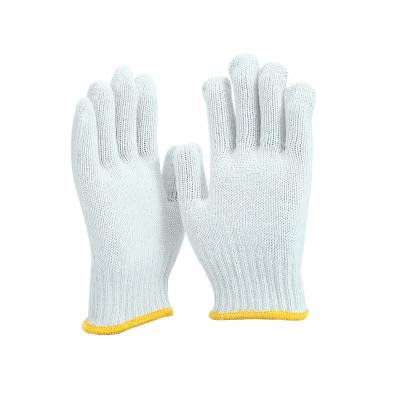 China Wholesale 7 Points Comfortable And Soft Grip Slip Resistant Duty Cotton Knit Working Gloves for sale