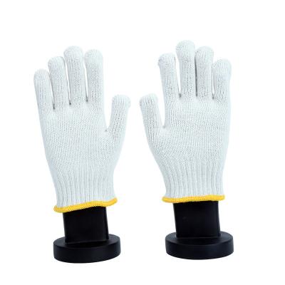 China Durable Washable Cheap Comfortable And Soft Laundered 7 Point Safety Knitted Work Gloves for sale