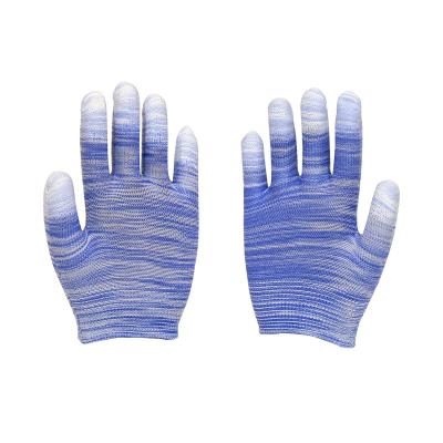 China China Supplier Anti Static Work Gloves PU Coated Seamless Knitted Gloves High Quality for sale