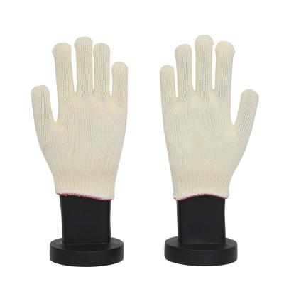 China Durable Cotton Gloves Knitted Gloves Natural White Cotton Gloves For Sale for sale